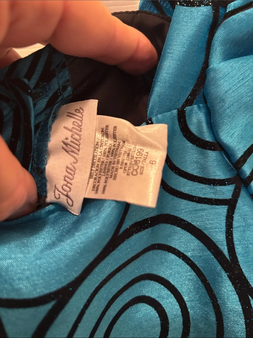 Jona Michelle teal dress